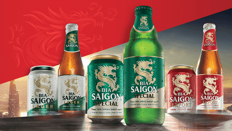 Bia Sài Gòn Logo với giao diện mới cùng đất nước đi lên, vươn tầm quốc tế (St)