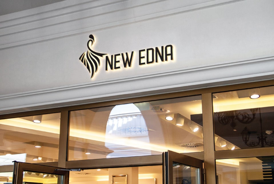 Dự án thiết kế logo shop quần áo New Edna