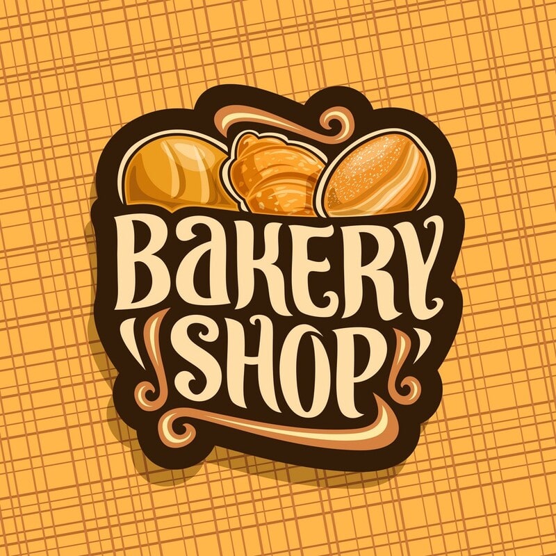 thiết kế logo tiệm bánh