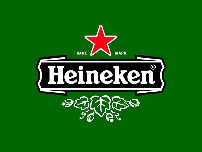 Logo bia Heineken với chữ “E” đang cười (St)