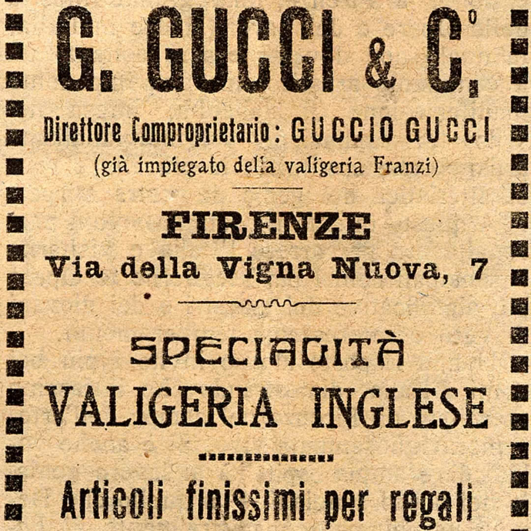 The Origins Gucci Logo giai đoạn 1921-1955